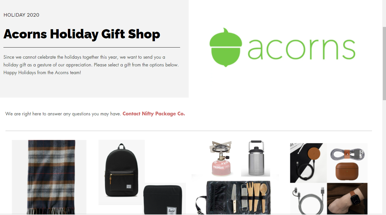 Talent Retention Strategy with a Custom Employee Gift Microsite