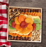 Coastal Harvest Gluten - Free Kosher Fruit & Nut Tray - Nifty Package Co