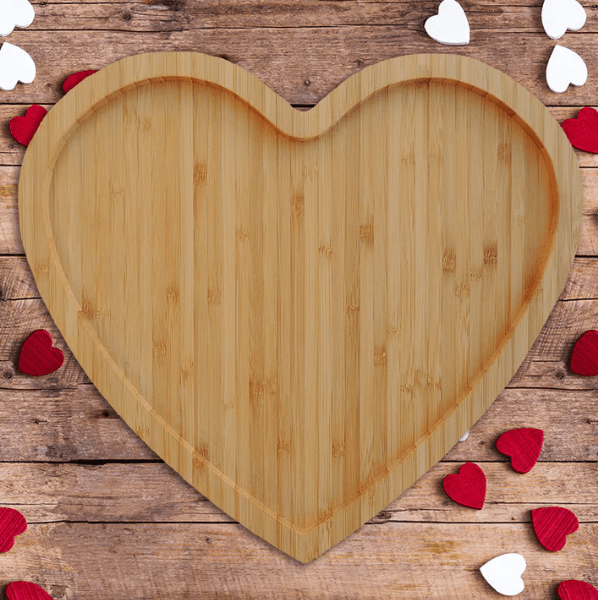 Heart - Shaped Kosher Dried Fruit Gift Tray - Small - Nifty Package Co