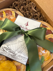 Heart - Shaped Kosher Dried Fruit Gift Tray & Veuve Clicquot Champagne | Nifty Package Co - Nifty Package Co