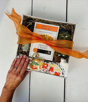 Orange Tasty Rustic Bakery and Tea Towel Hospitality Gift Box - Nifty Package Co