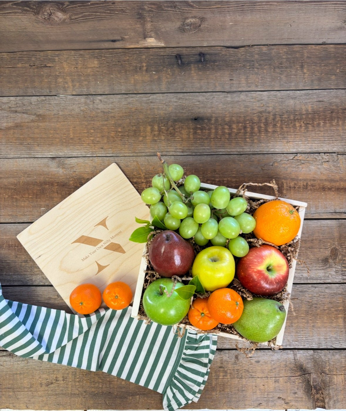 Willow Orchard Keepsake Organic Fresh Fruit Wood Box - Original - Nifty Package Co