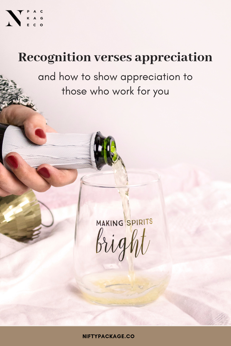 Recognition vs Appreciation 