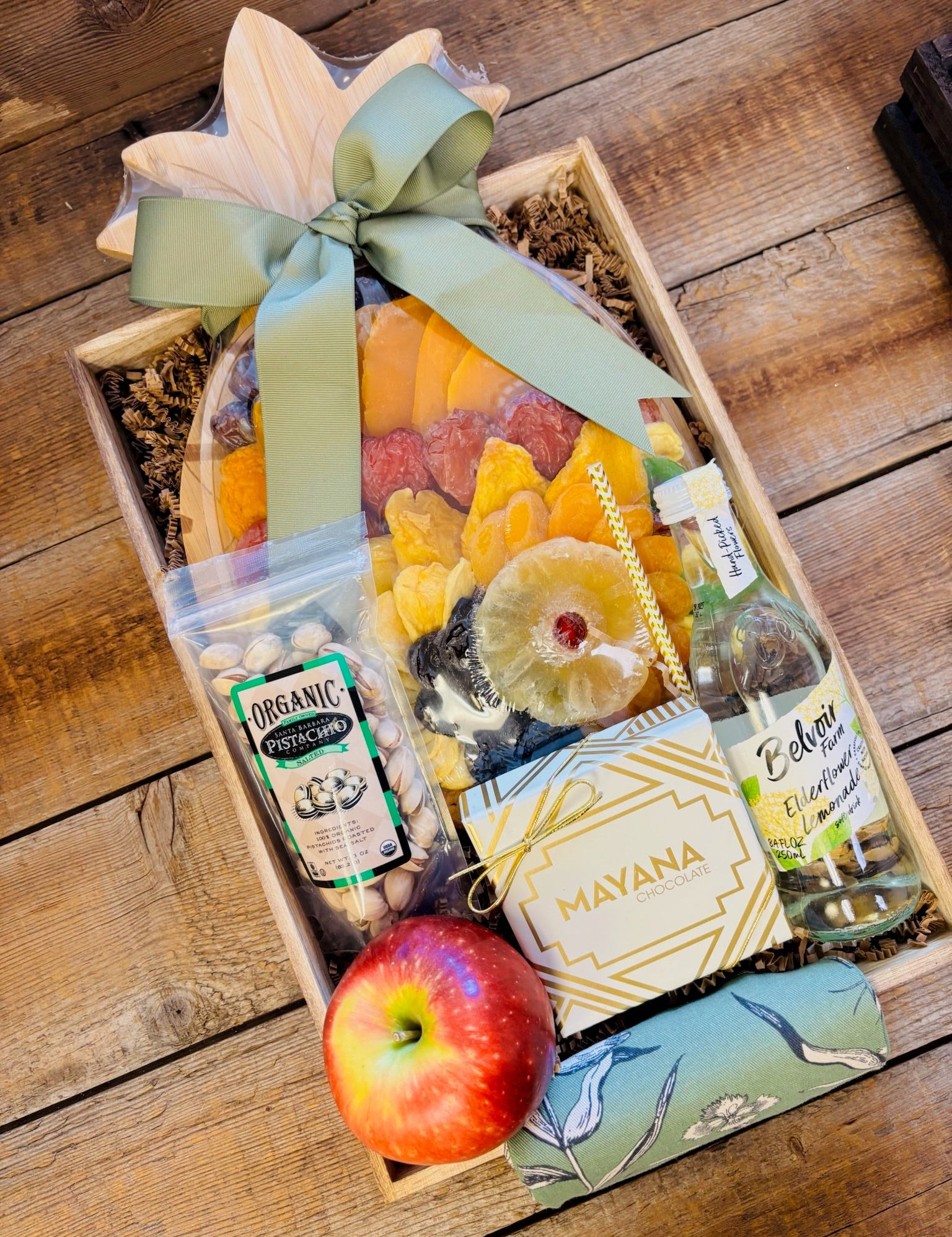Pineapple Shaped Trivet Fruit, Nuts & Chocolate Bowl - Nifty Package Co